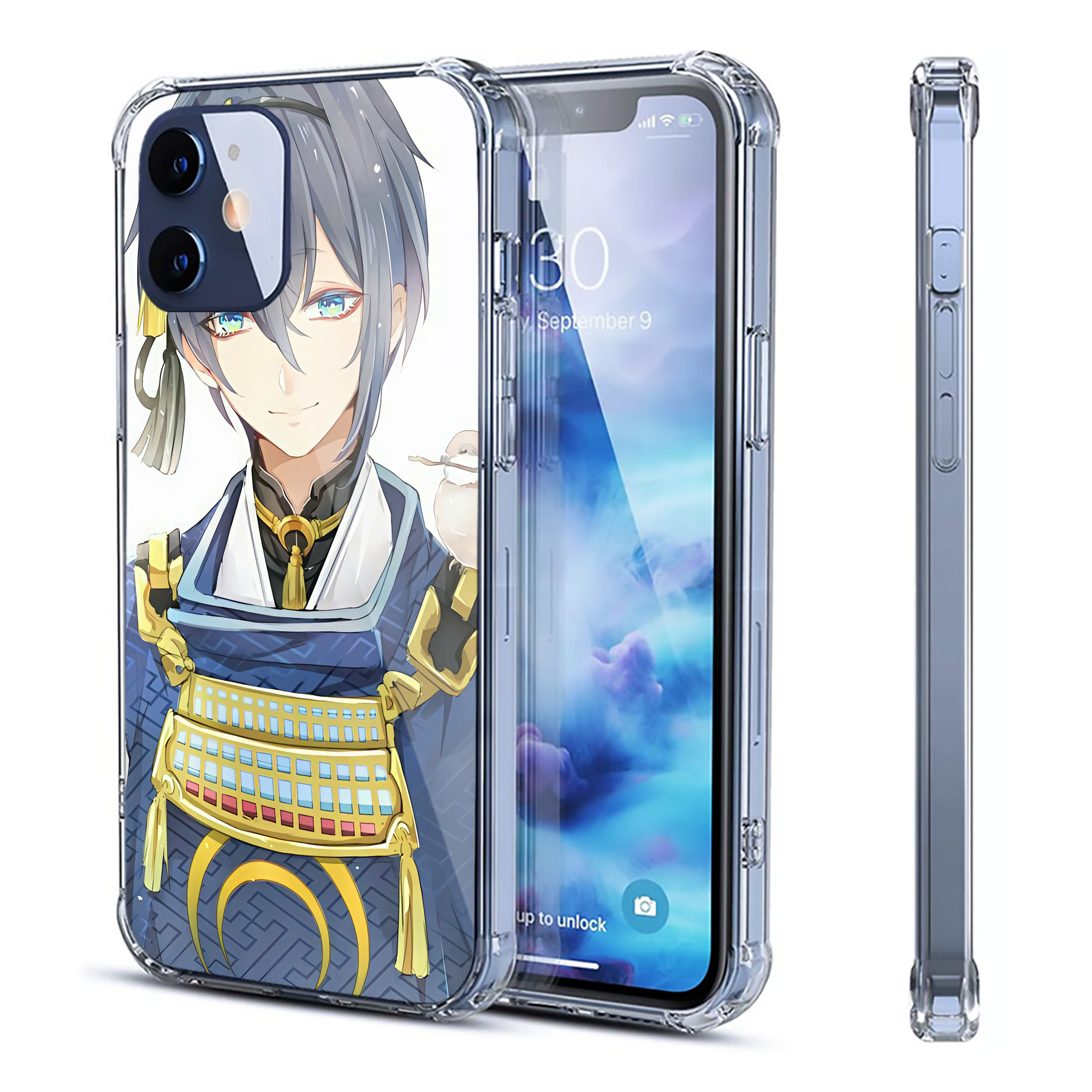 （画像用） 刀剣乱舞 Touken Ranbu 【iPhone 12シリーズ対応】透明スマホケース（クリアソフトケース）